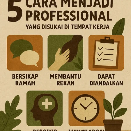 5 Cara Menjadi Profesional yang Disukai di Tempat Kerja